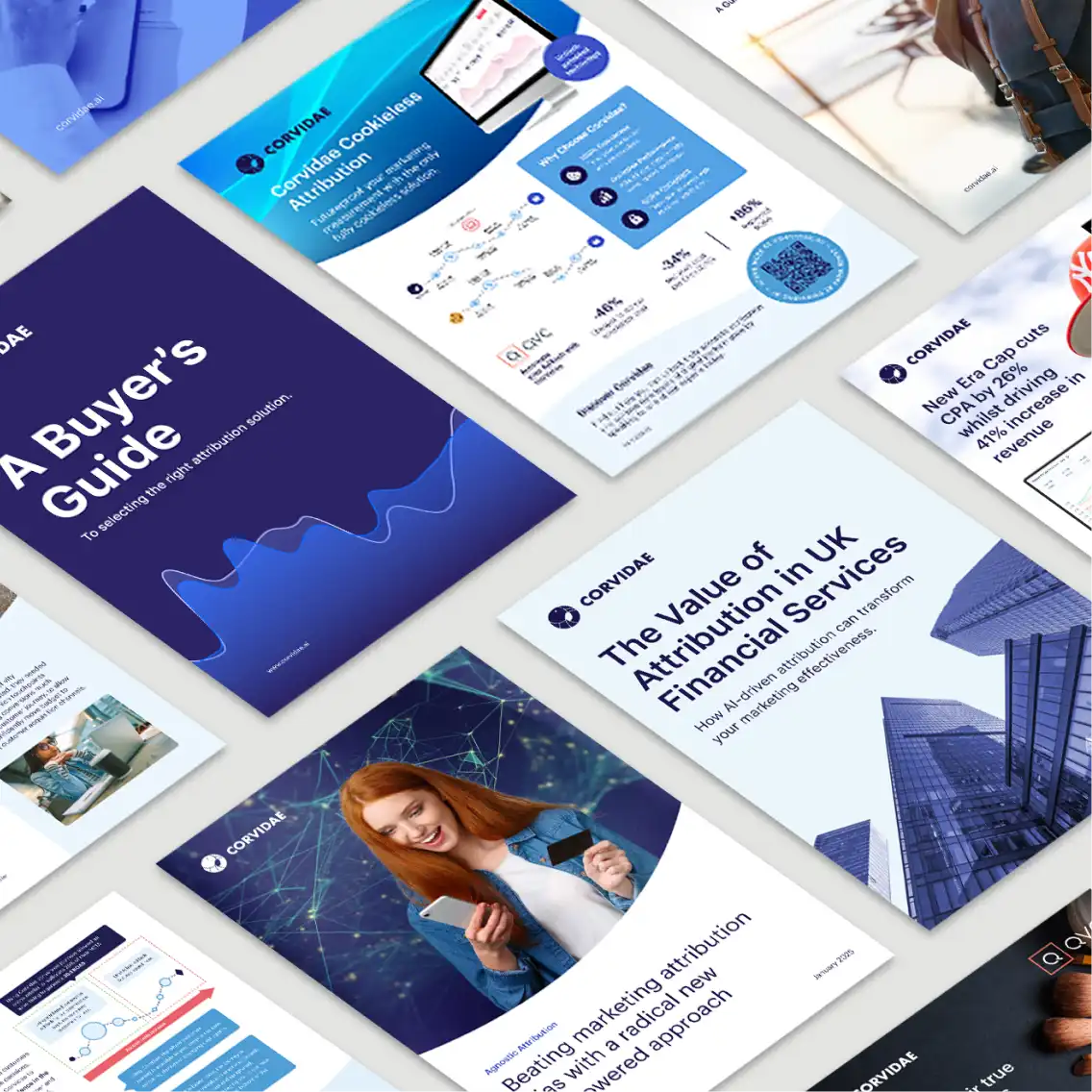 Multiple Corvidae leaflets and book covers