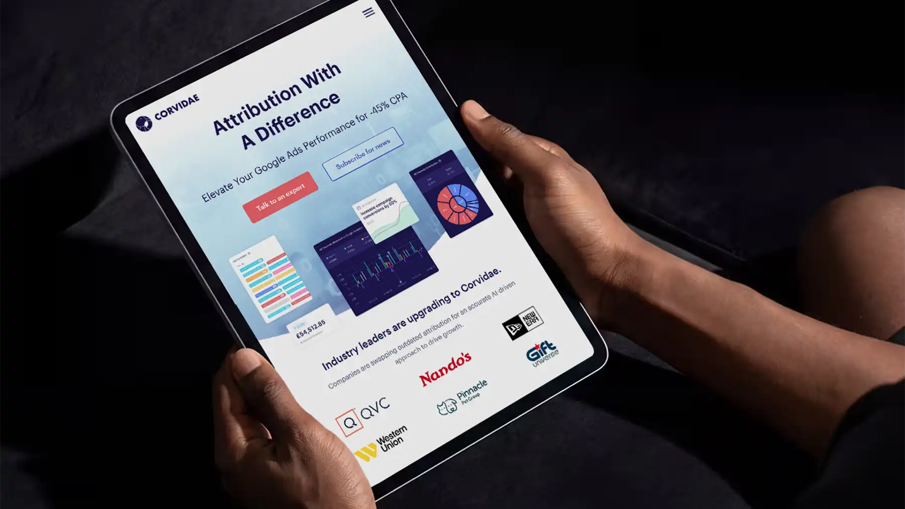 Multiple screenshots of the Corvidae website